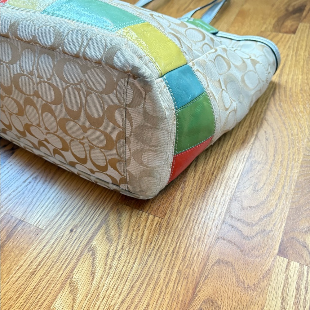 Coach multi stripe diaper bag - Picture 3 of 11